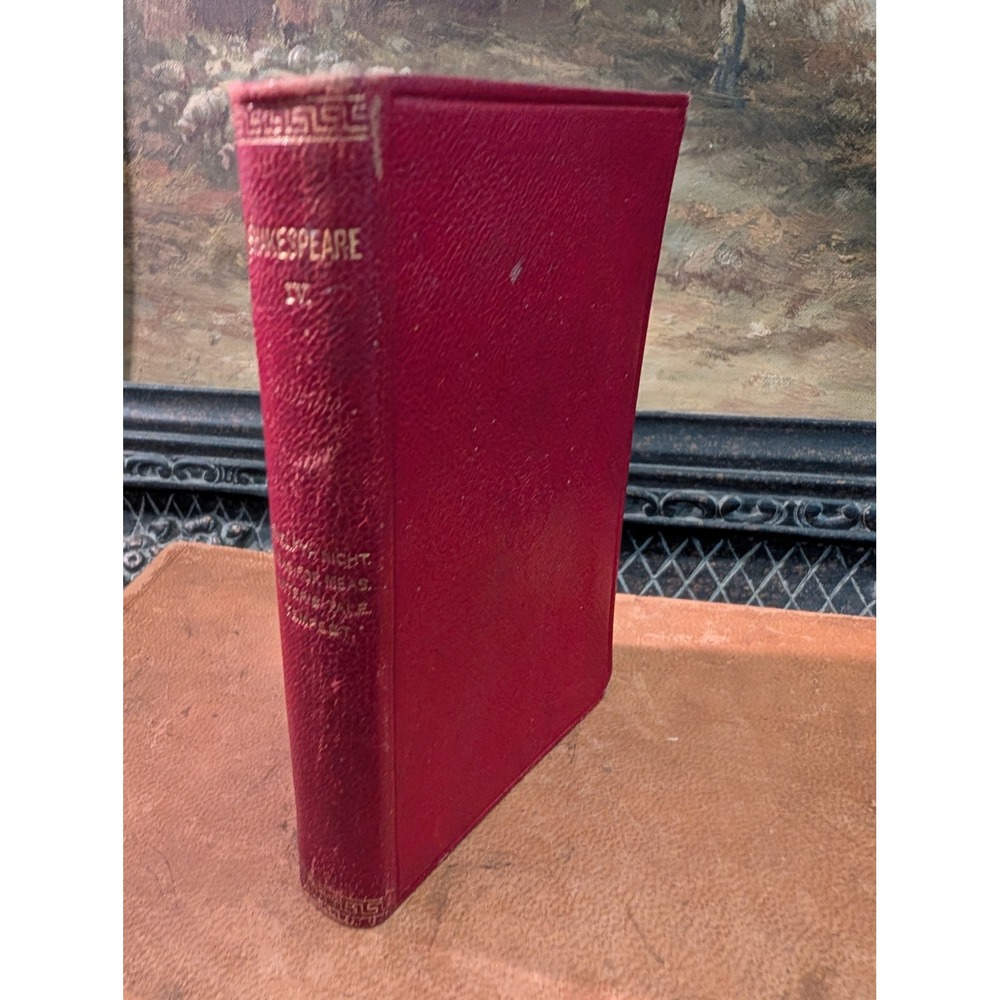 1868 Plays of William Shakespeare Vol II Part II Red Leather Thomas Keightley